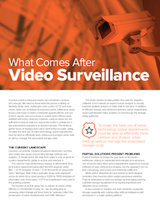 Pure Storage video surveillance data analytics report